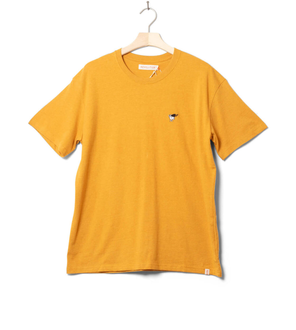 Revolution T-Shirt 1378 COF yellow melange