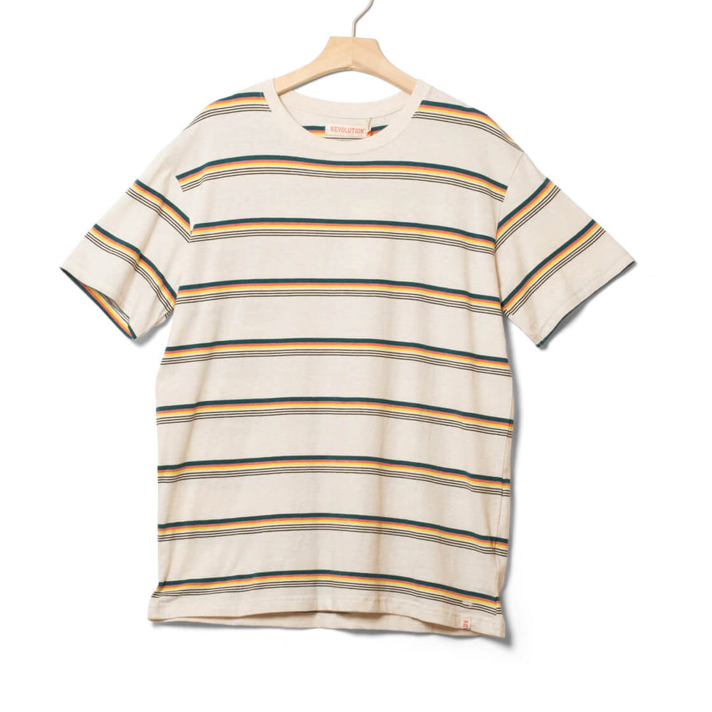 Revolution T-Shirt 1384 Loose beige offwhite