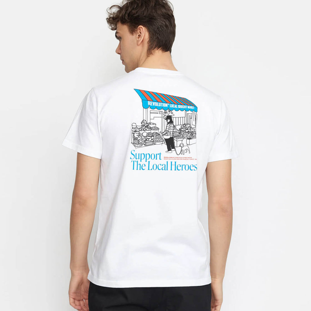 Revolution T-Shirt 1388 Gro white