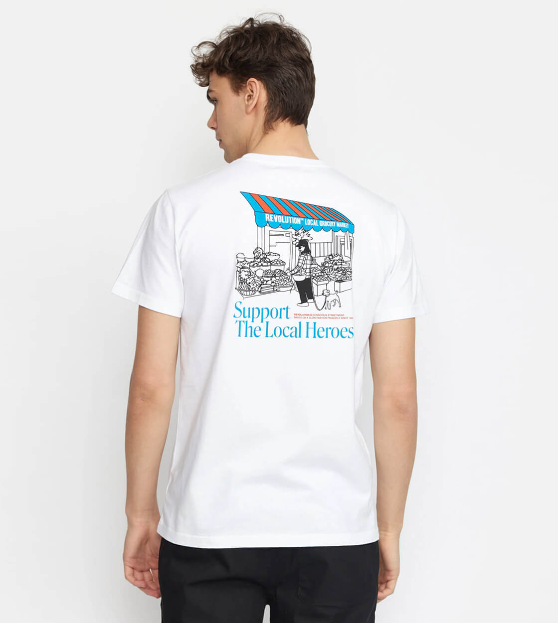 Revolution T-Shirt 1388 Gro white