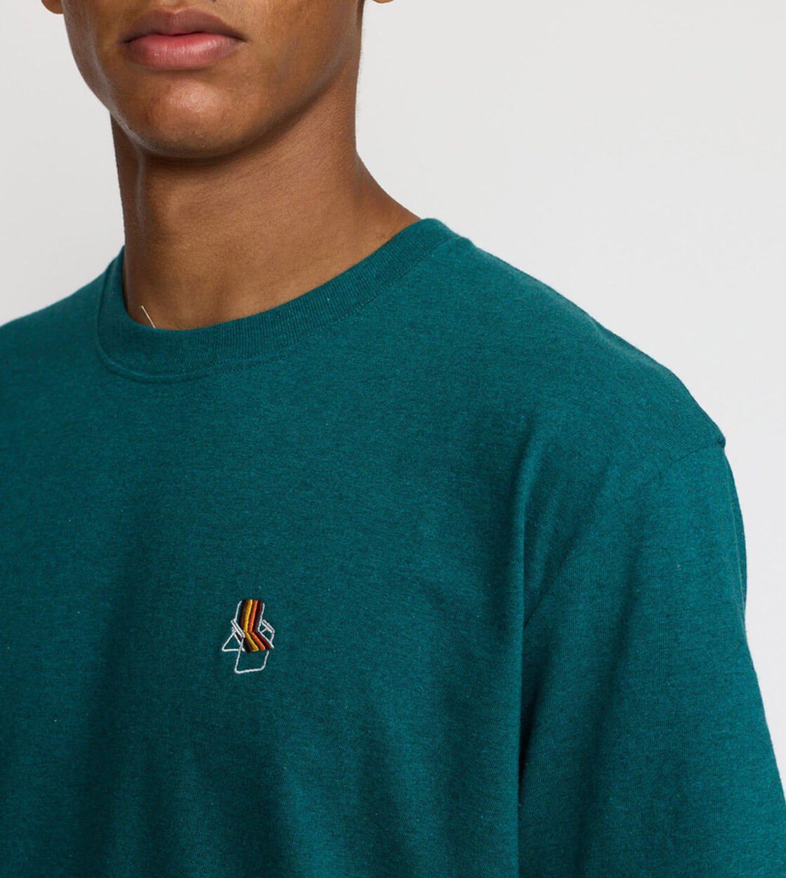 Revolution T-Shirt 1390 Cha green petrol