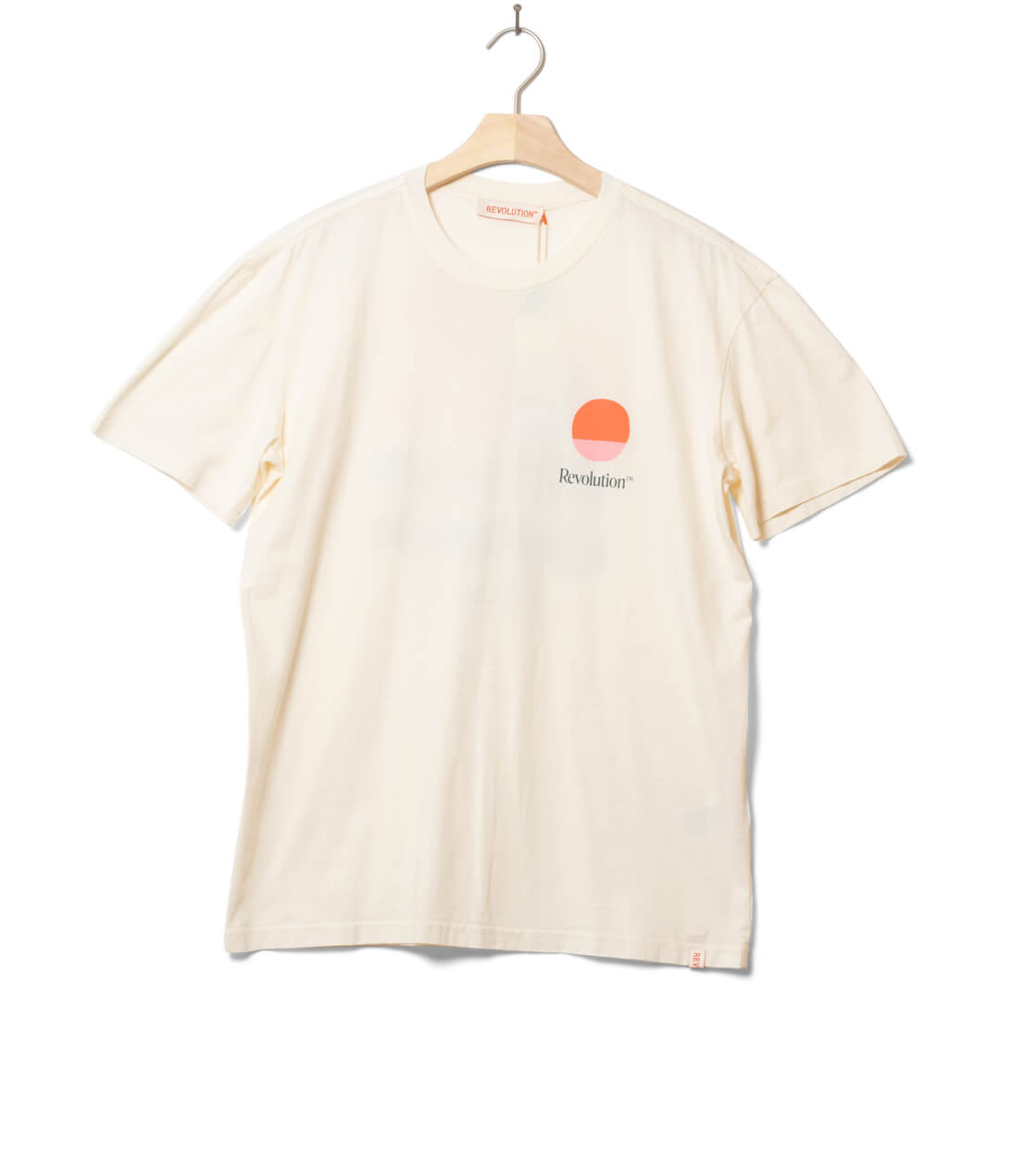 Revolution T-Shirt 1393 Mou beige offwhite