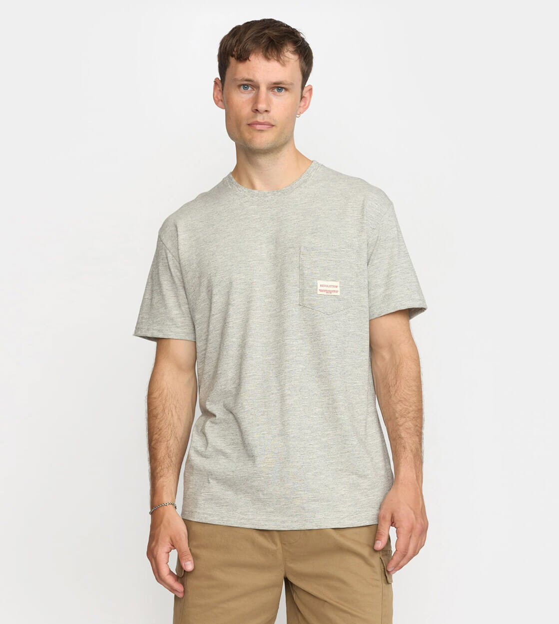 Revolution T-Shirt 1396 Loose white/black