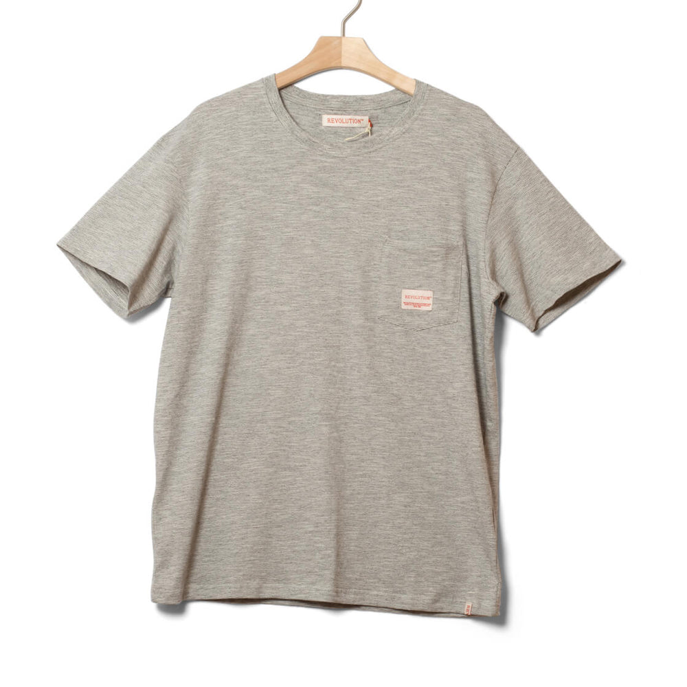 Revolution T-Shirt 1396 Loose white/black
