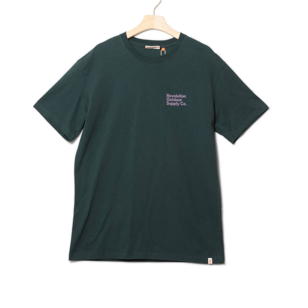 Revolution T-Shirt 1428 Mou green dark