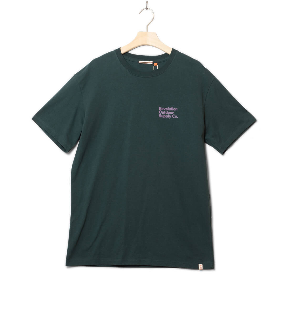 Revolution T-Shirt 1428 Mou green dark