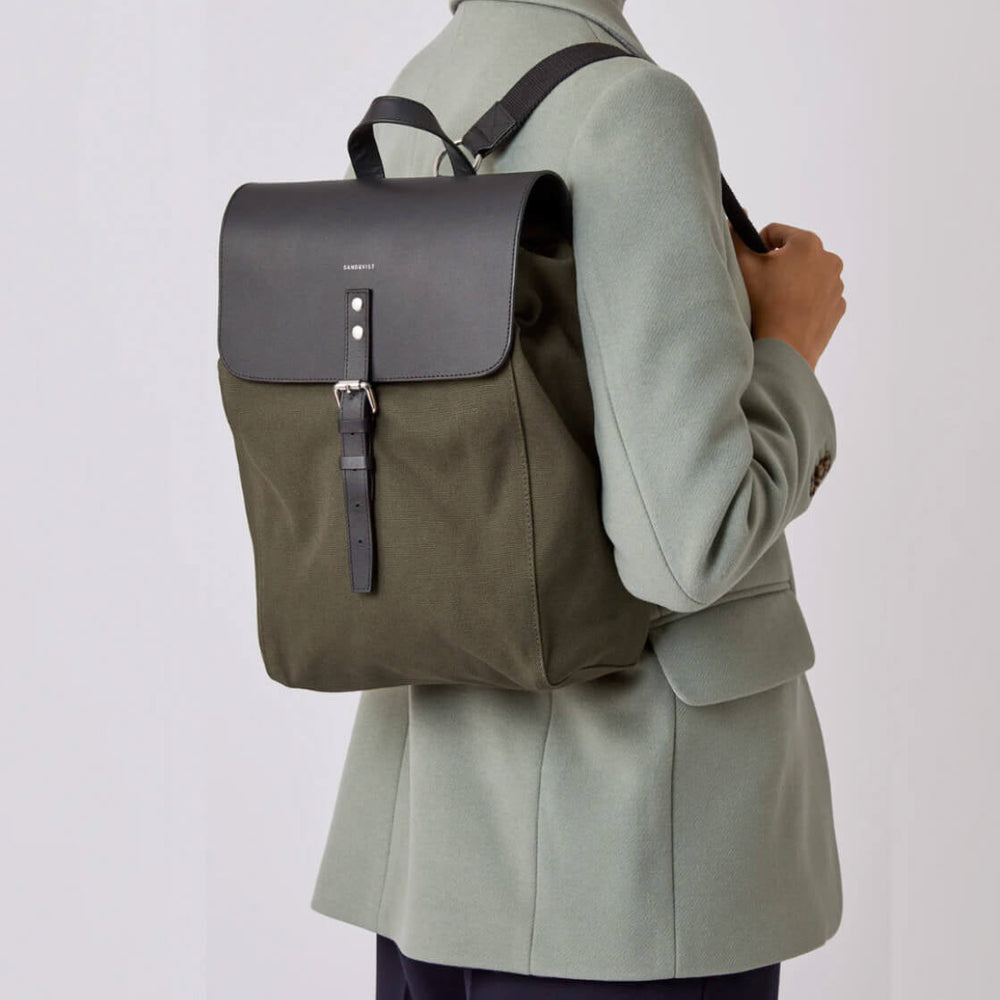 
                      
                        Sandqvist Backpack Alva green beluga
                      
                    