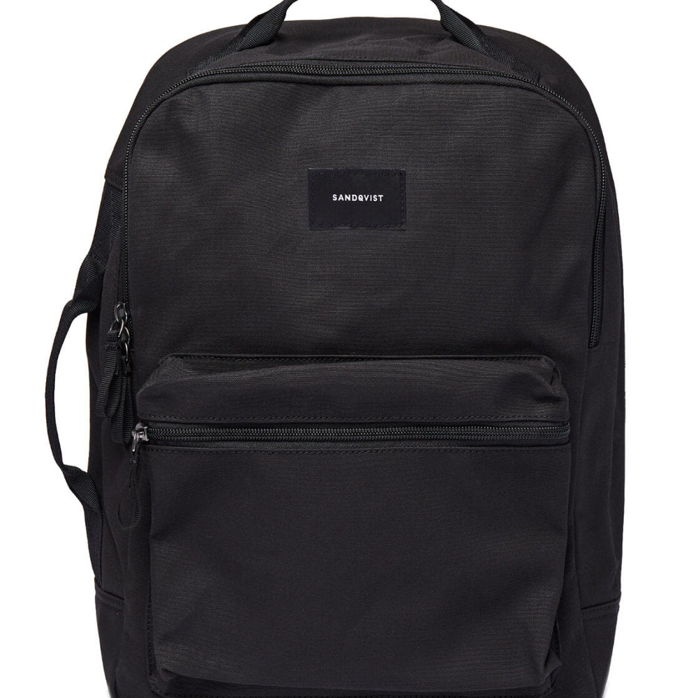 
                      
                        Sandqvist Backpack August black with black webbing
                      
                    