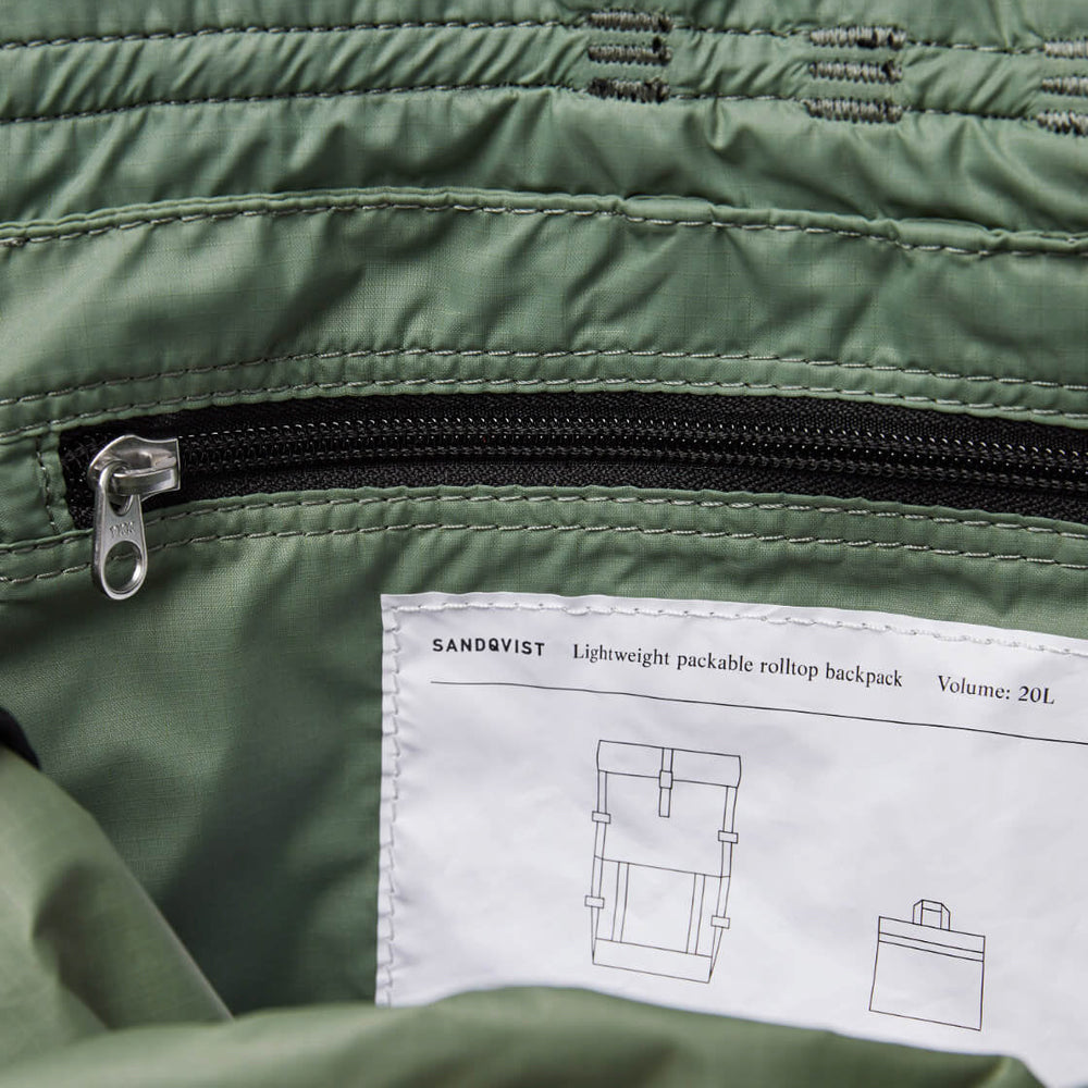 
                      
                        Sandqvist Backpack Bernt LW green multi dusty
                      
                    