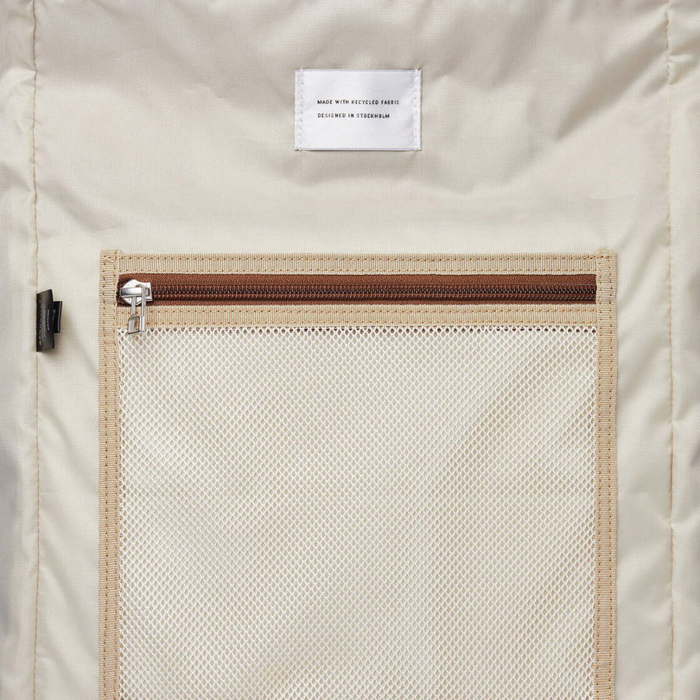 
                      
                        Sandqvist Backpack Bernt beige multi brown with natural leather
                      
                    