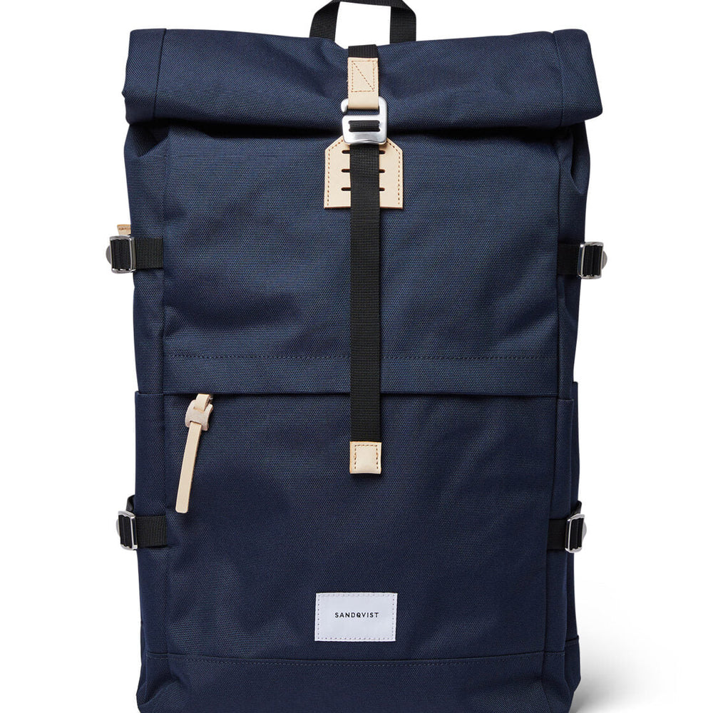 Sandqvist Backpack Bernt blue navy