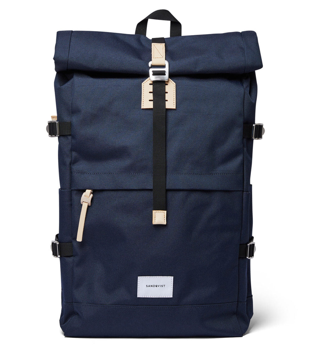 Sandqvist Backpack Bernt blue navy