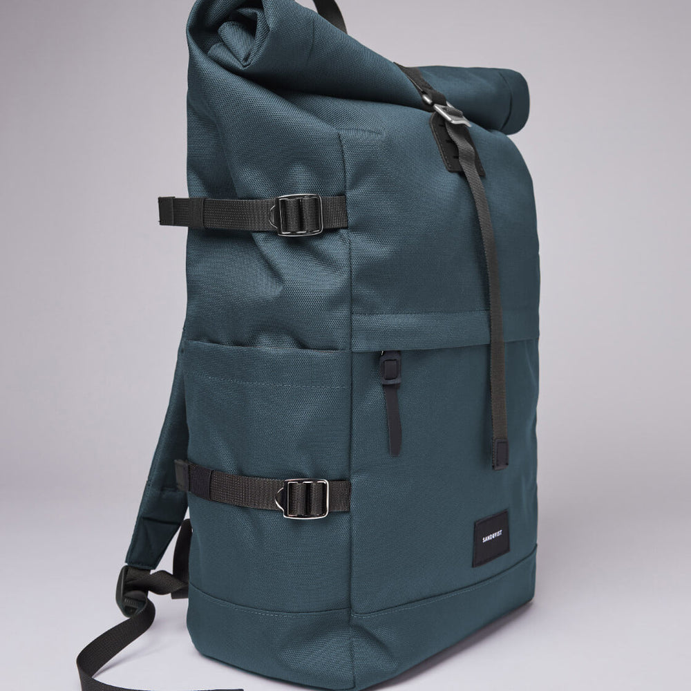 Sandqvist Backpack Bernt blue steel