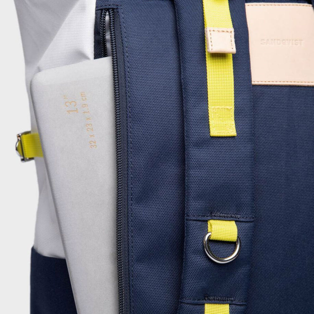 
                      
                        Sandqvist Backpack Bernt blue/multi white off
                      
                    