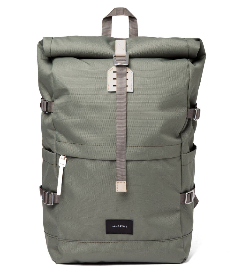 Sandqvist Backpack Bernt green clover