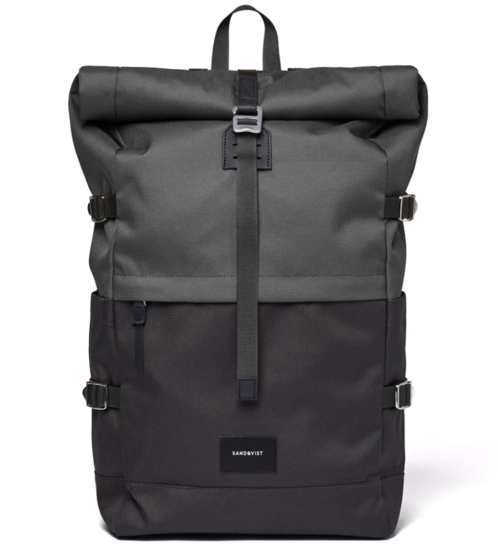 Sandqvist Backpack Bernt grey multi dark