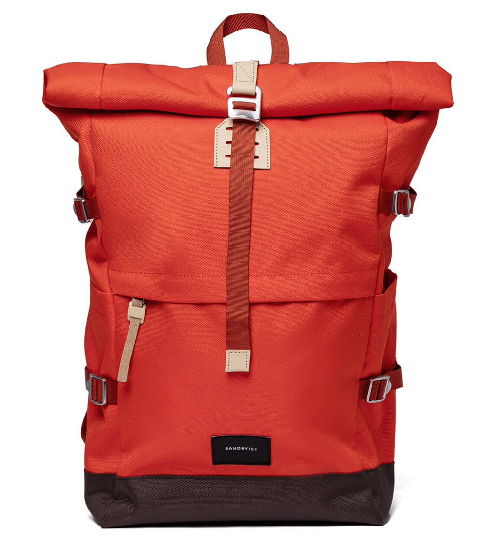 Sandqvist Backpack Bernt red orange