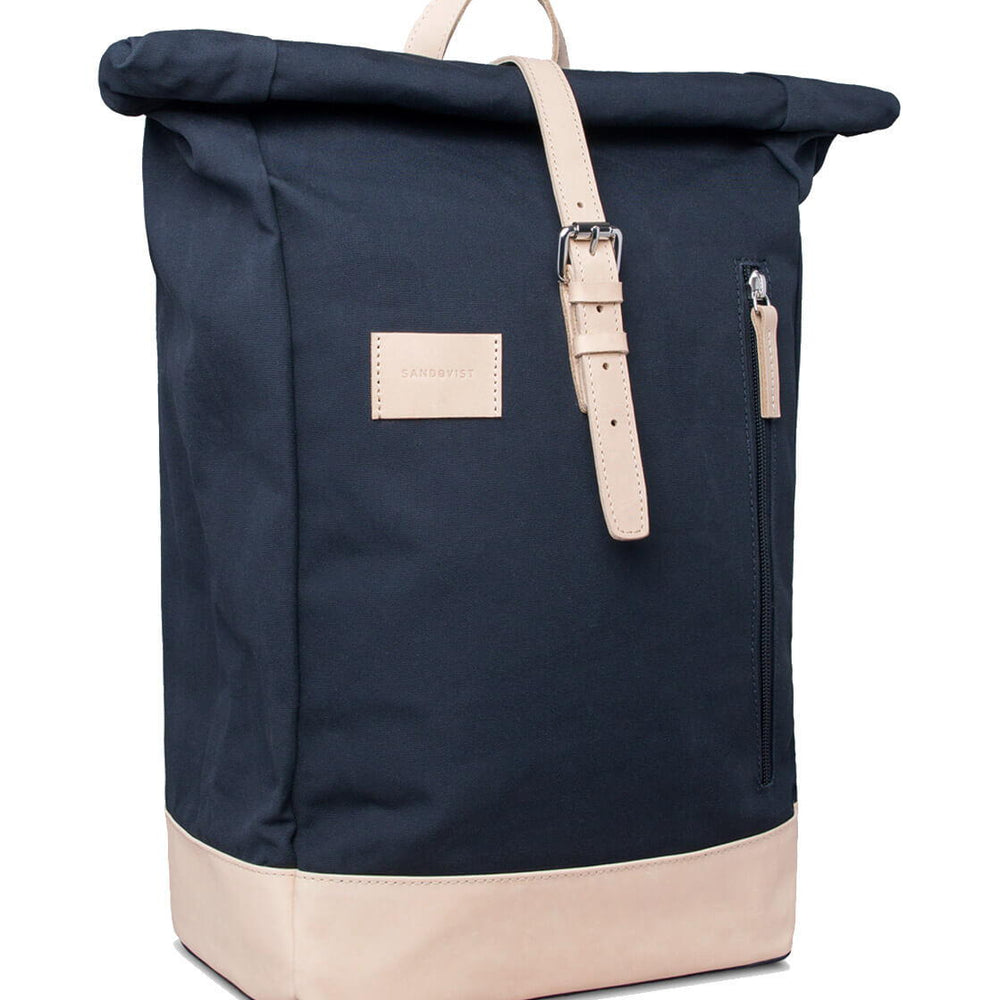 
                      
                        Sandqvist Backpack Dante Grand blue/natural leather
                      
                    
