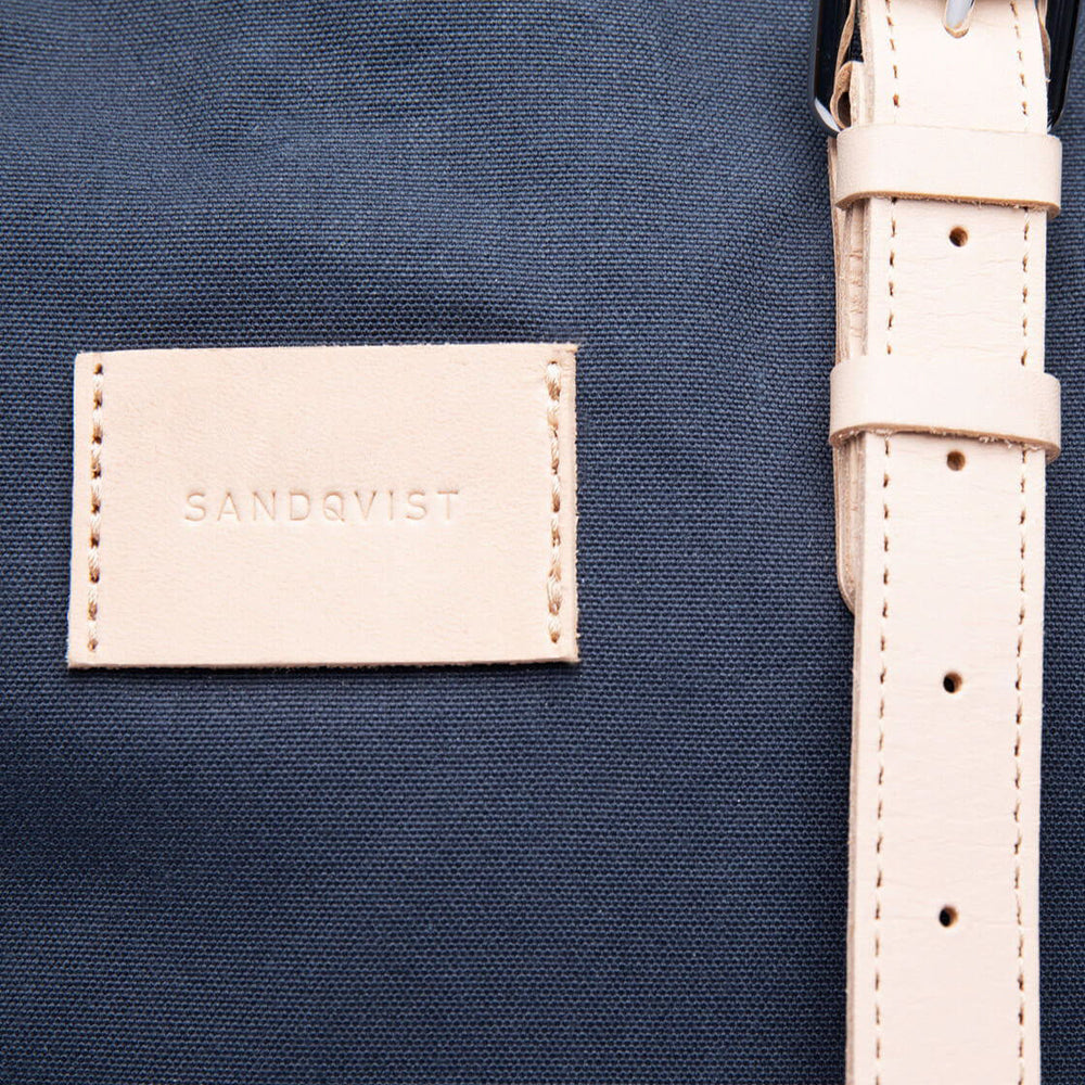 
                      
                        Sandqvist Backpack Dante Grand blue/natural leather
                      
                    