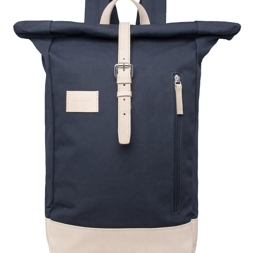 
                      
                        Sandqvist Backpack Dante Grand blue/natural leather
                      
                    