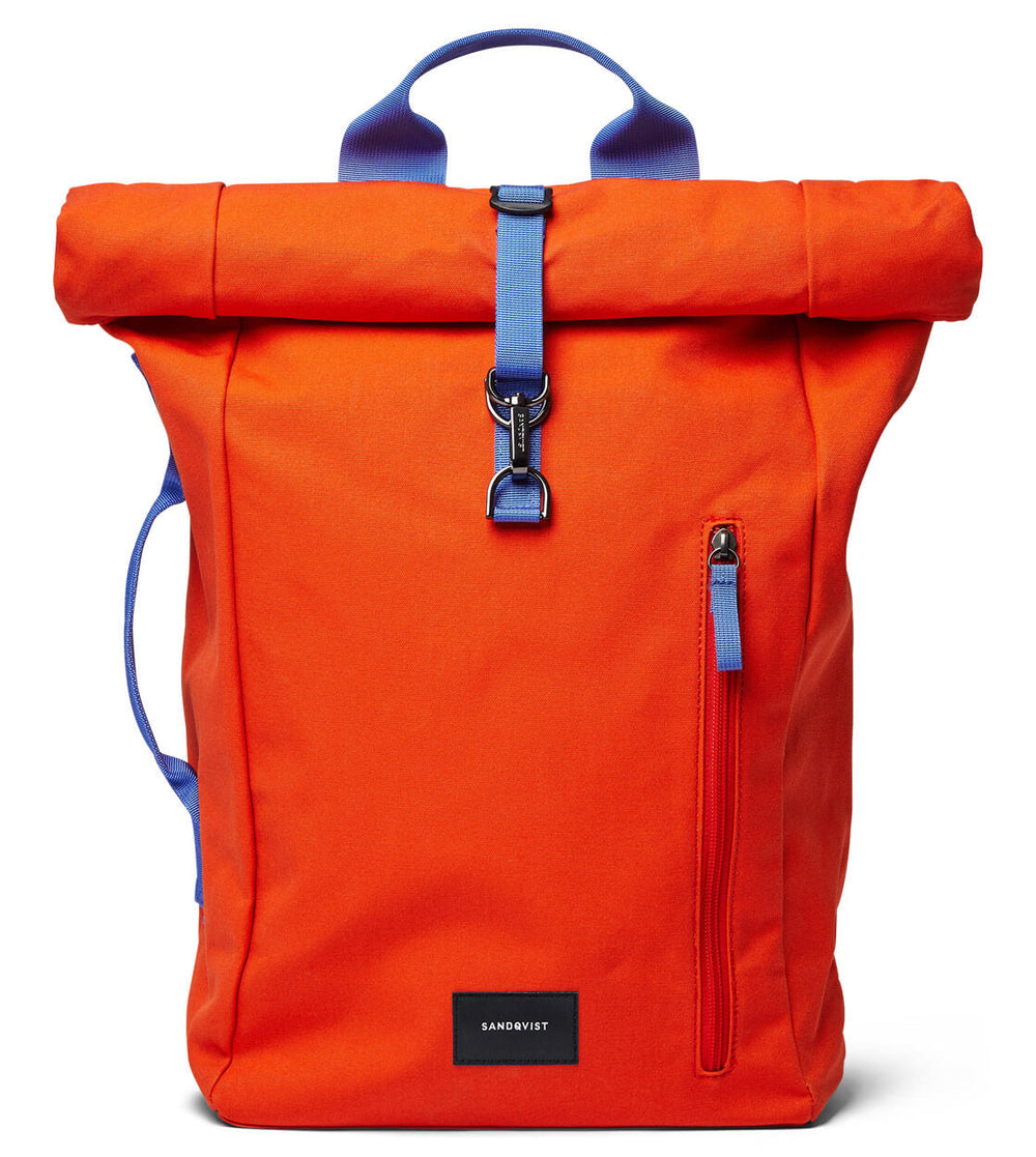 Sandqvist Backpack Dante Hook orange poppy red