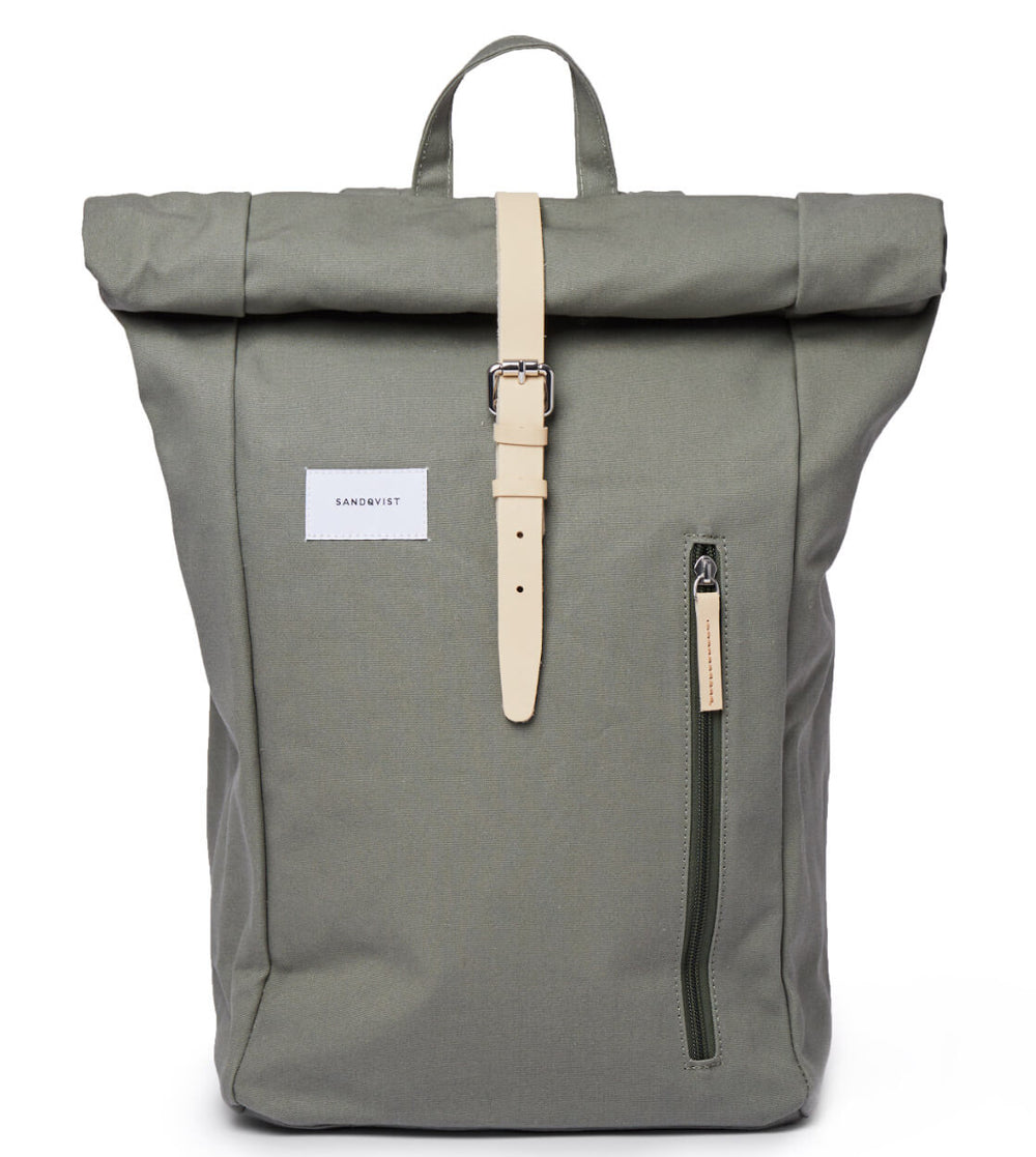 Sandqvist Backpack Dante green dusty