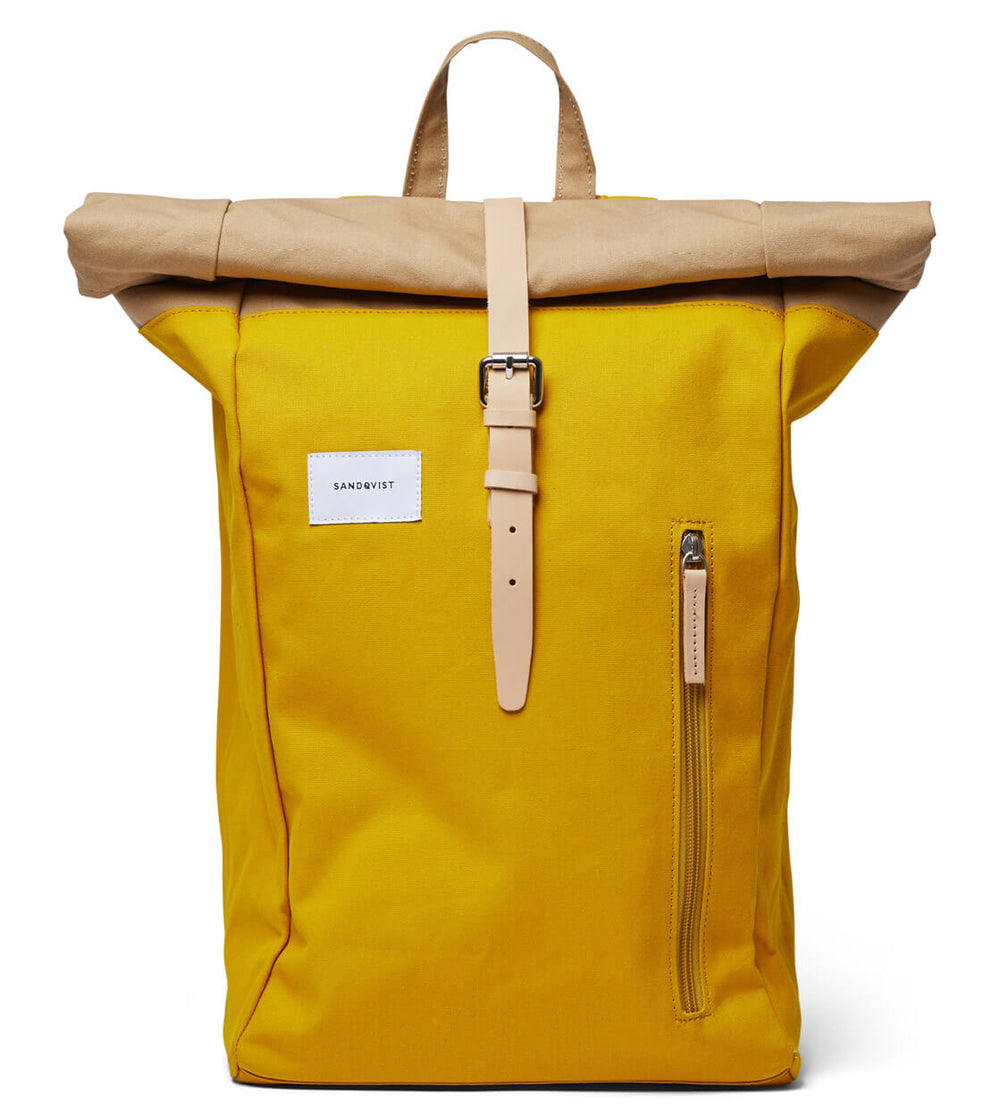 Sandqvist Backpack Dante multi yellow/beige