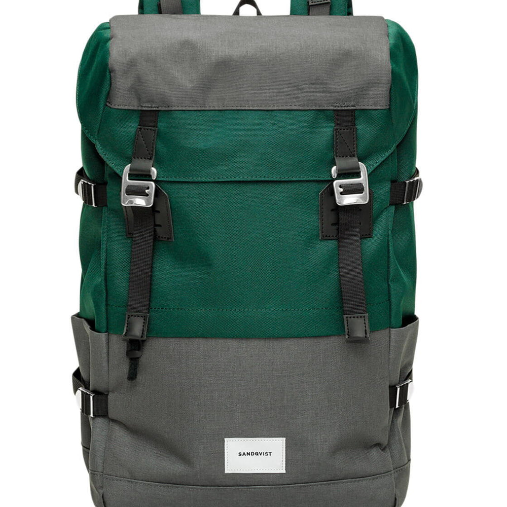 
                      
                        Sandqvist Backpack Harald green deep multi/dark grey
                      
                    