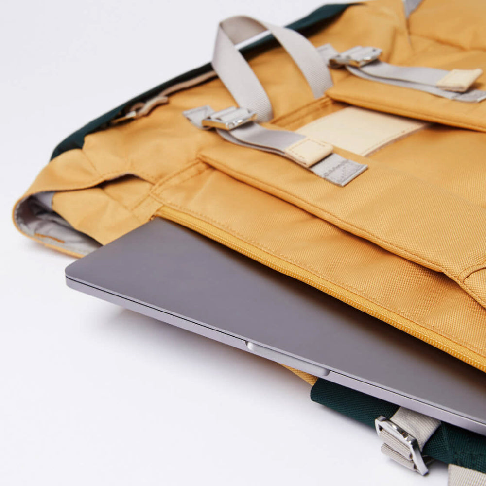 
                      
                        Sandqvist Backpack Harald multi honey yellow/dark green
                      
                    