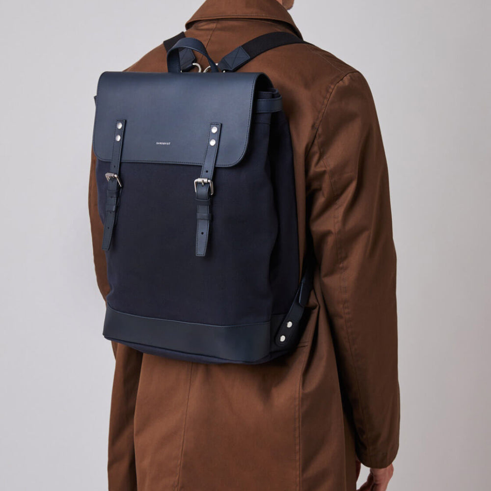 
                      
                        Sandqvist Backpack Hege blue navy w. blue
                      
                    
