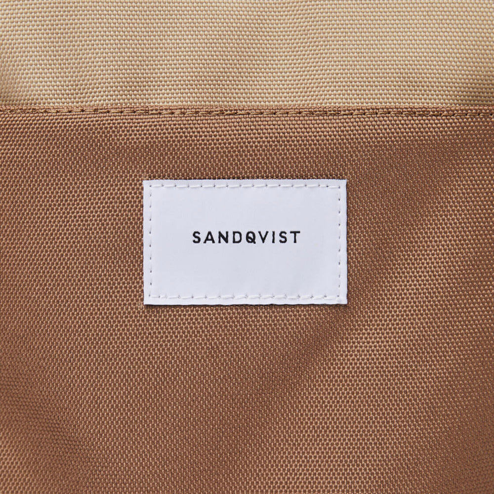 
                      
                        Sandqvist Backpack Ilon beige multi brown with natural leather
                      
                    