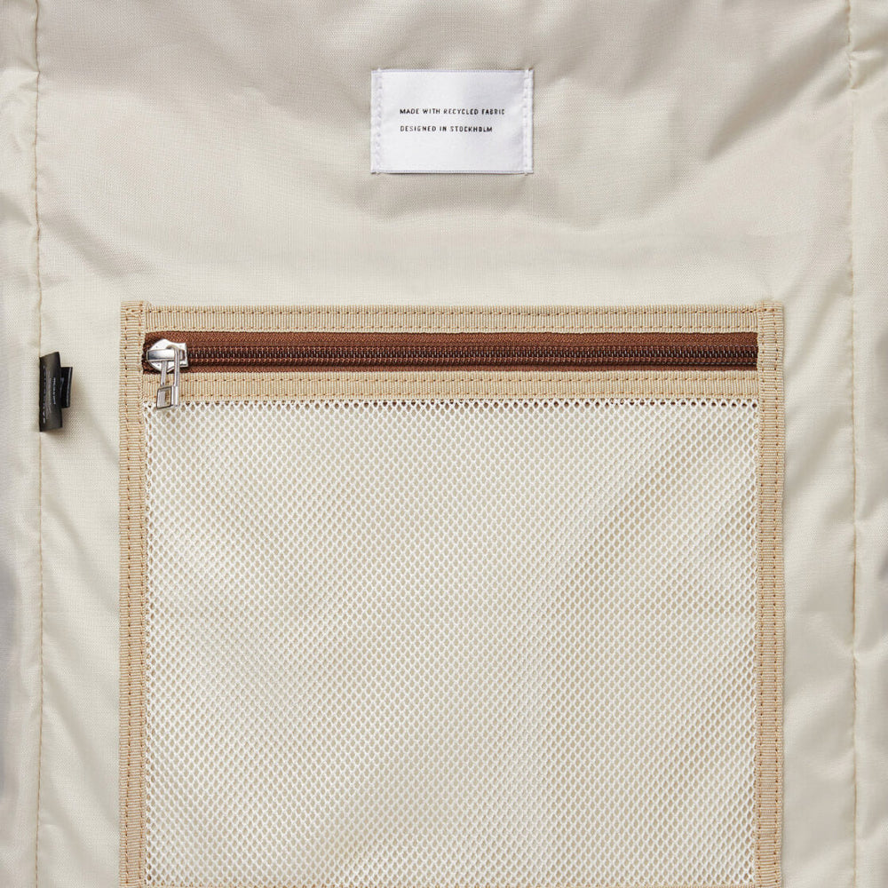 
                      
                        Sandqvist Backpack Ilon beige multi brown with natural leather
                      
                    