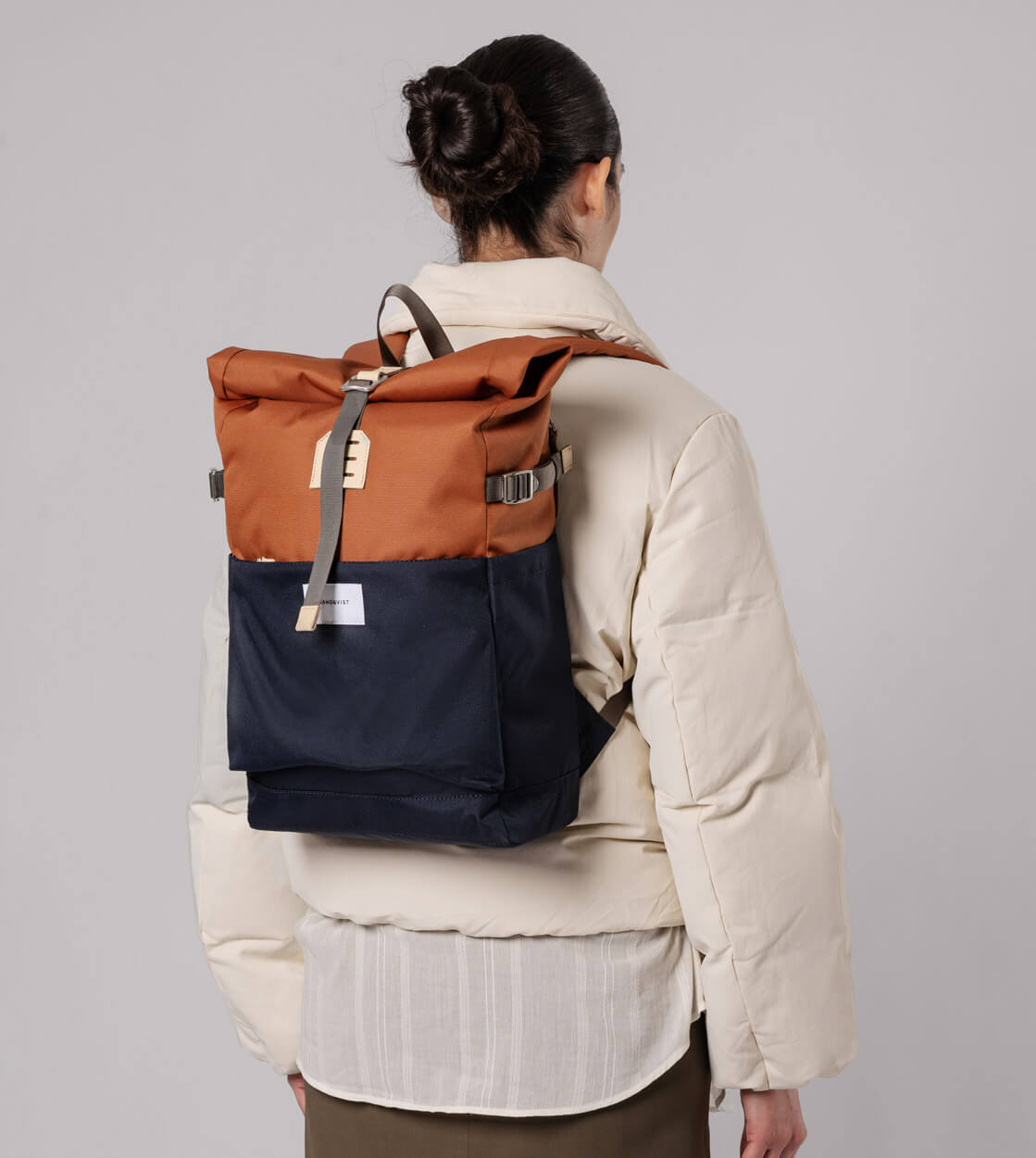 Sandqvist Backpack Ilon blue fox red