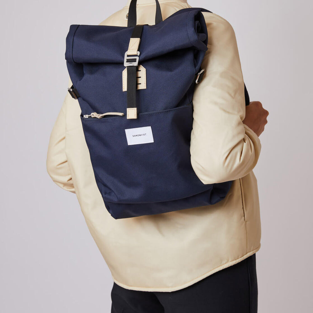 Sandqvist Backpack Ilon blue navy