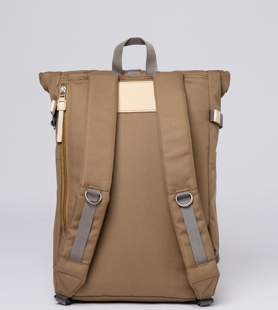 Sandqvist Backpack Ilon brown marsh yellow