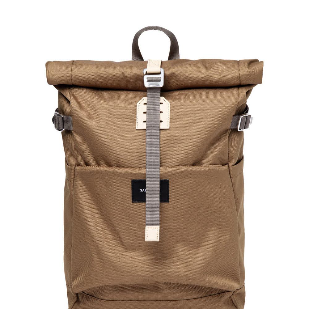 Sandqvist Backpack Ilon brown marsh yellow