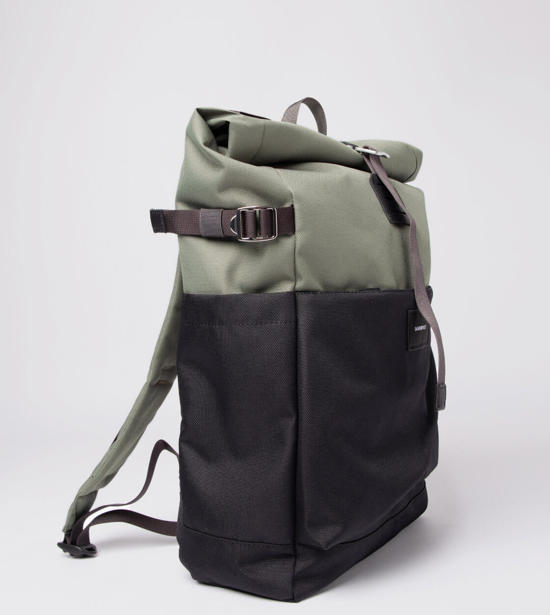 Sandqvist Backpack Ilon green multi clover/black