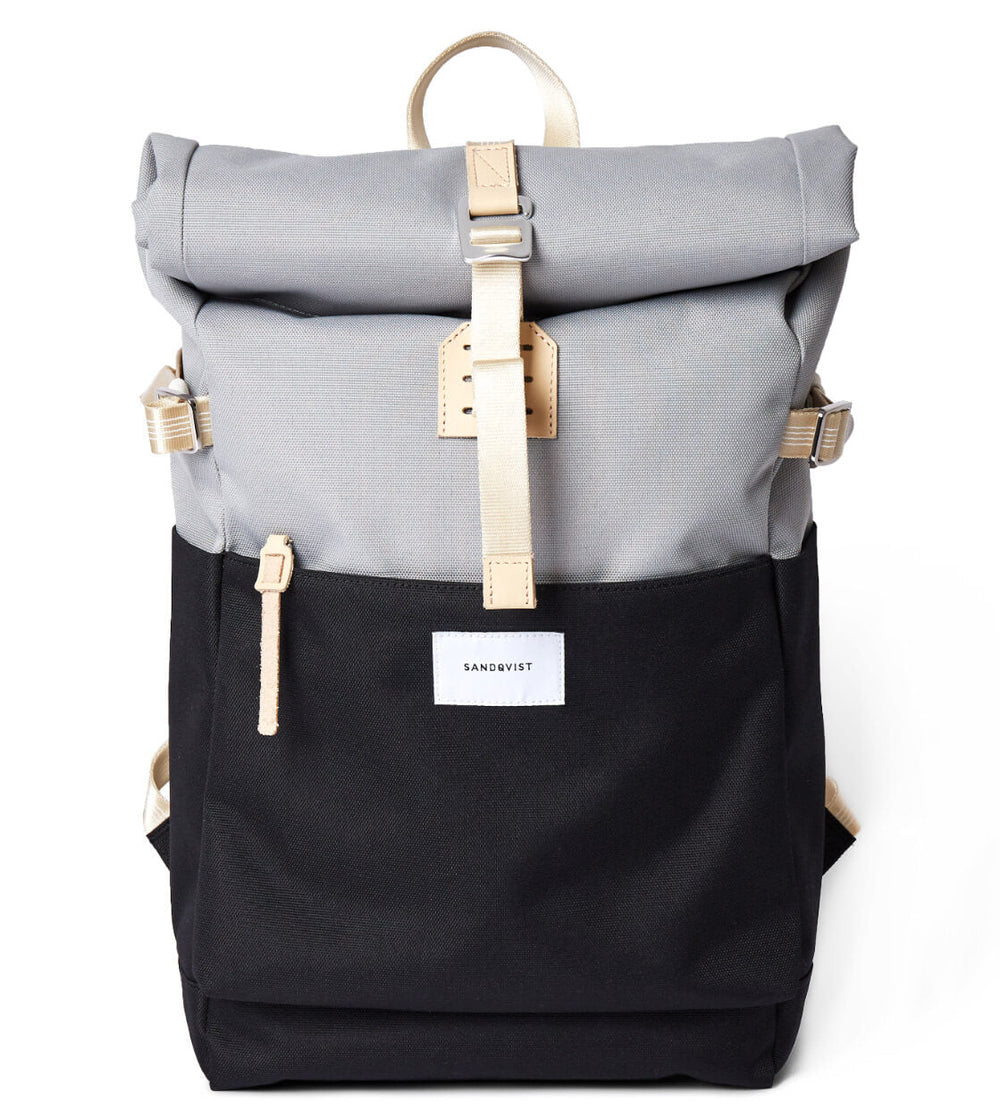 Sandqvist Backpack Ilon grey multi/black