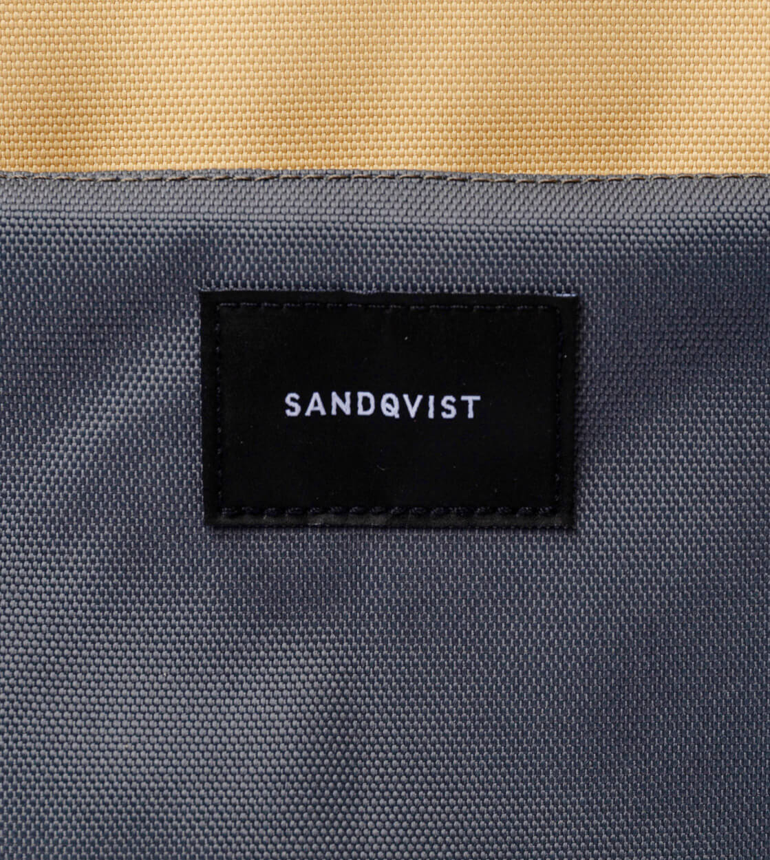 Sandqvist Backpack Ilon yellow/grey multi wheat