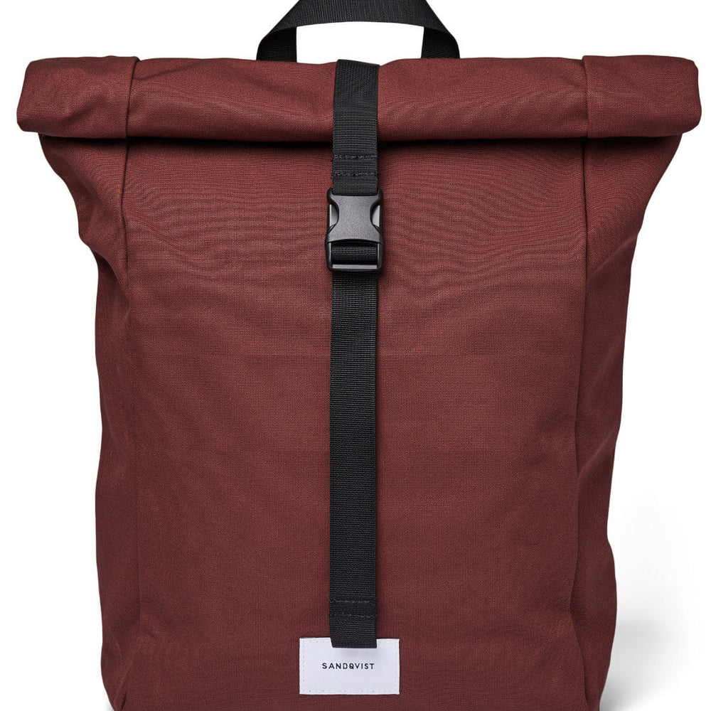 
                      
                        Sandqvist Backpack Kaj brown molton leaf with black webbing
                      
                    