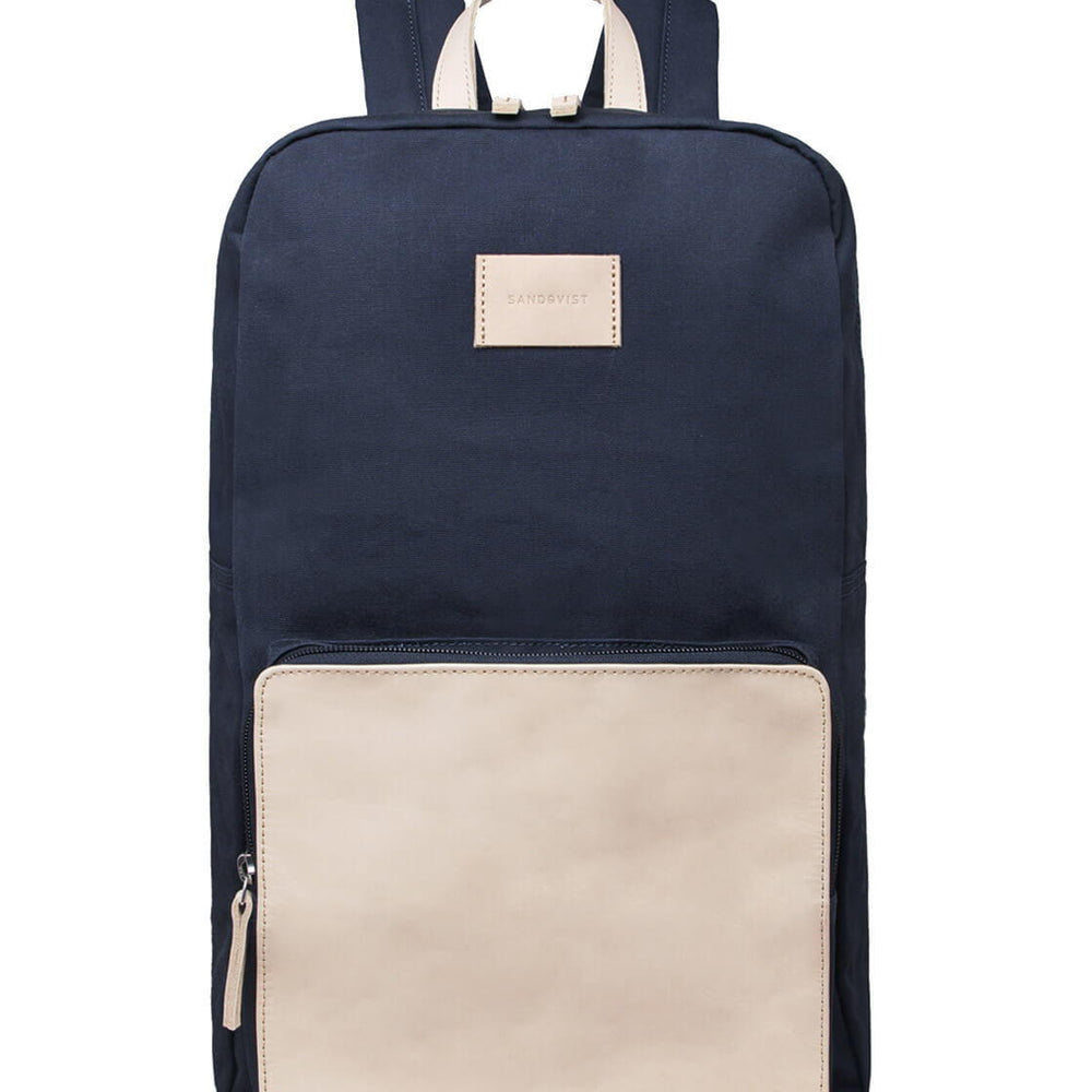 
                      
                        Sandqvist Backpack Kim Grand blue/natural leather
                      
                    