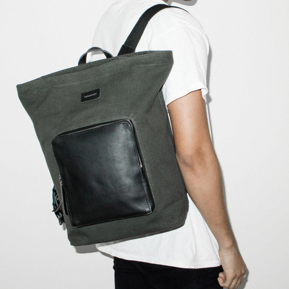 
                      
                        Sandqvist Backpack Misha green beluga
                      
                    