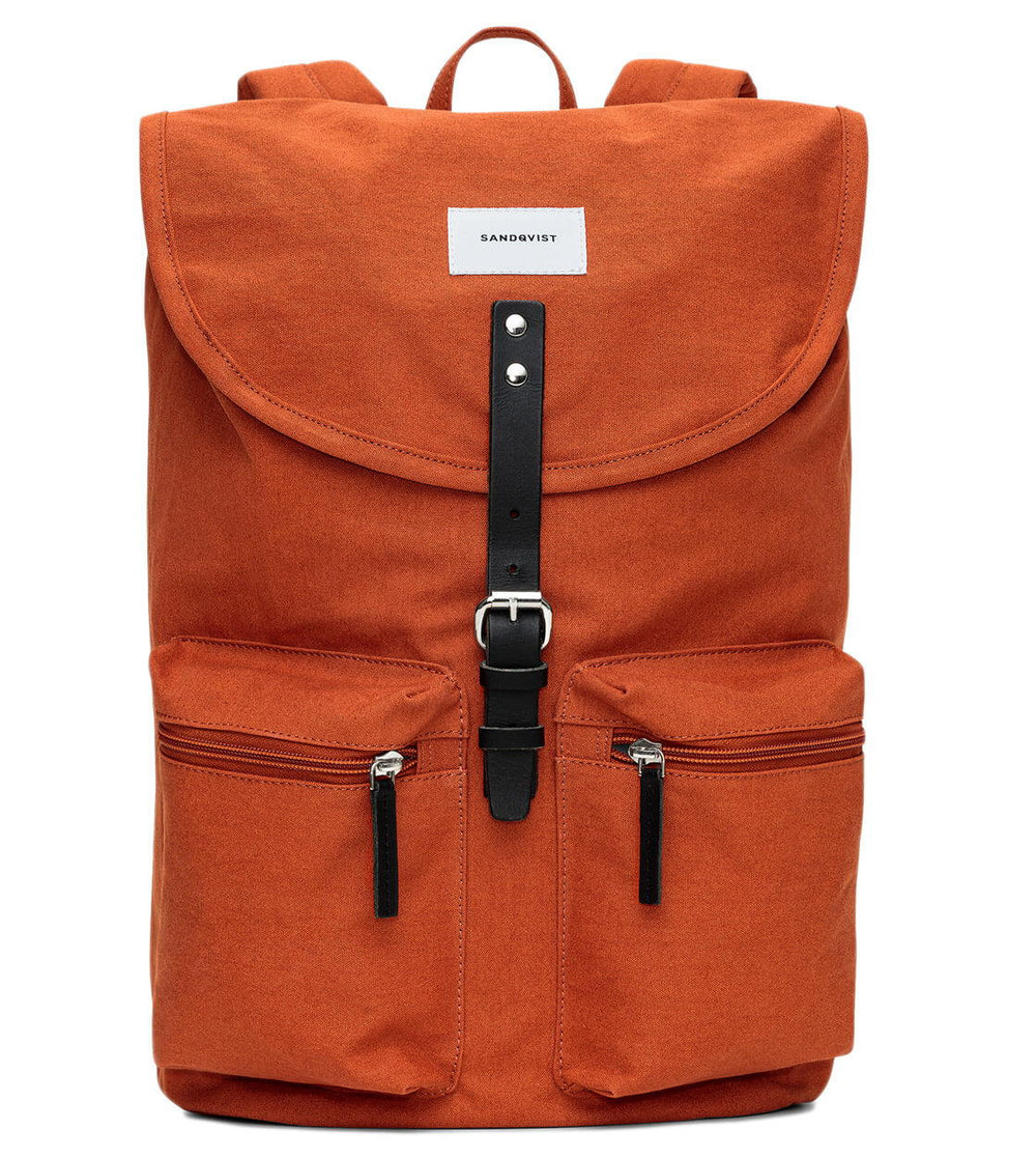 Sandqvist Backpack Roald orange rust