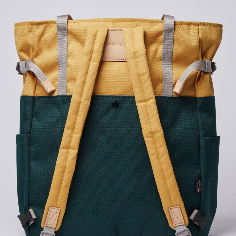 
                      
                        Sandqvist Backpack Roger multi honey yellow/dark green
                      
                    