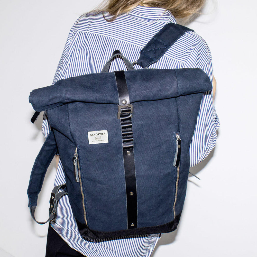 
                      
                        Sandqvist Backpack Rolf Waxed blue
                      
                    