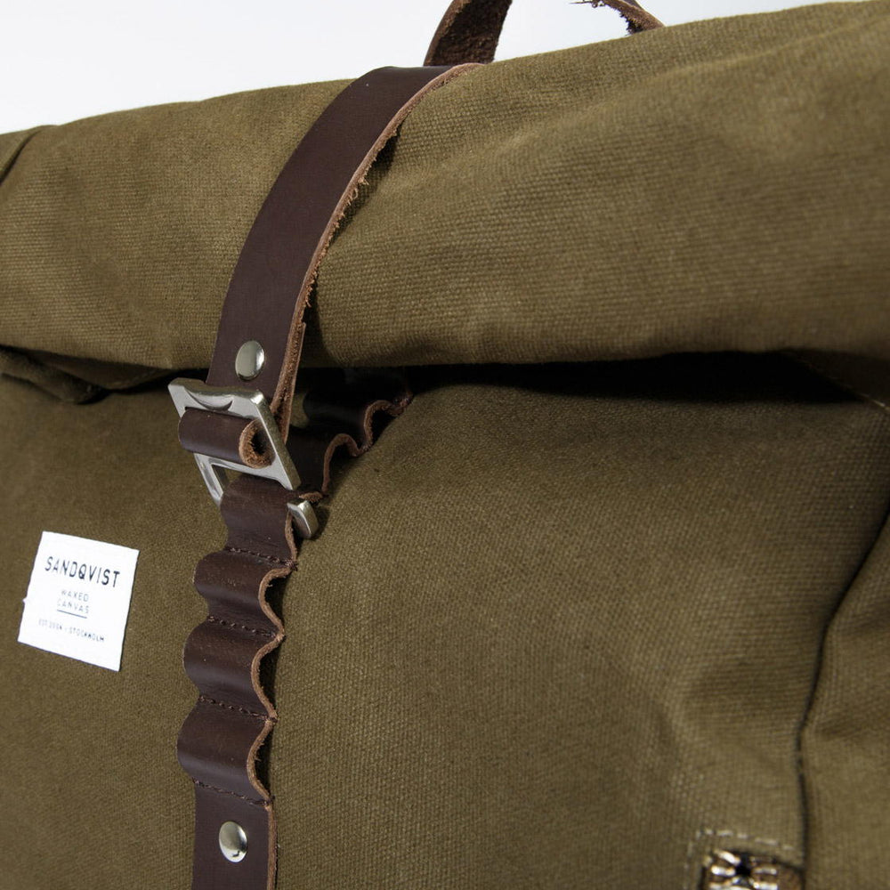 
                      
                        Sandqvist Backpack Rolf Waxed green olive
                      
                    