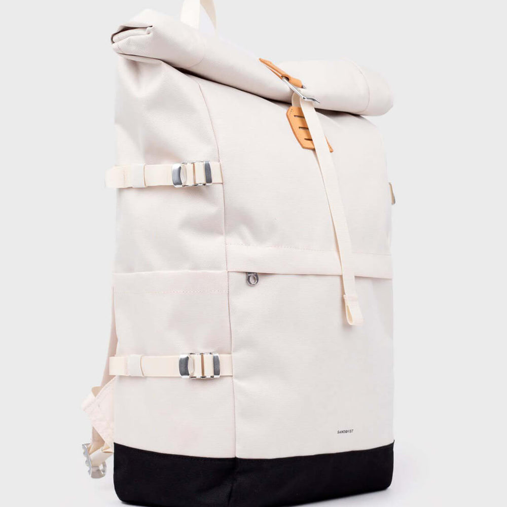 Sandqvist Backpack Rolltop L Icon beige birch