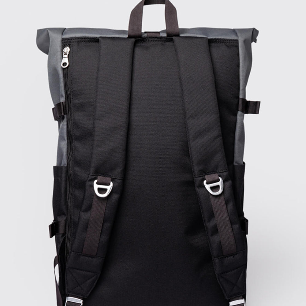 
                      
                        Sandqvist Backpack Rolltop L Icon grey multi dark with black leather
                      
                    