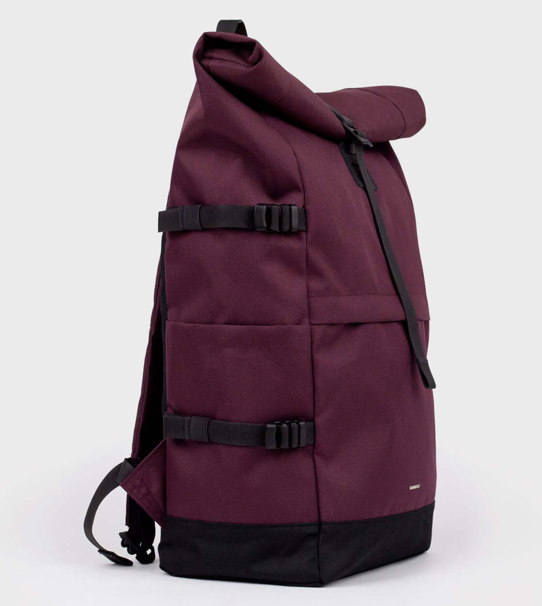 Sandqvist Backpack Rolltop L Icon red cabernet