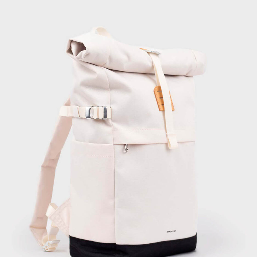 Sandqvist Backpack Rolltop M Icon beige birch